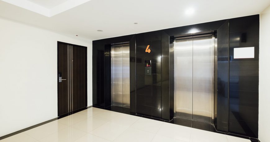 elevator in building